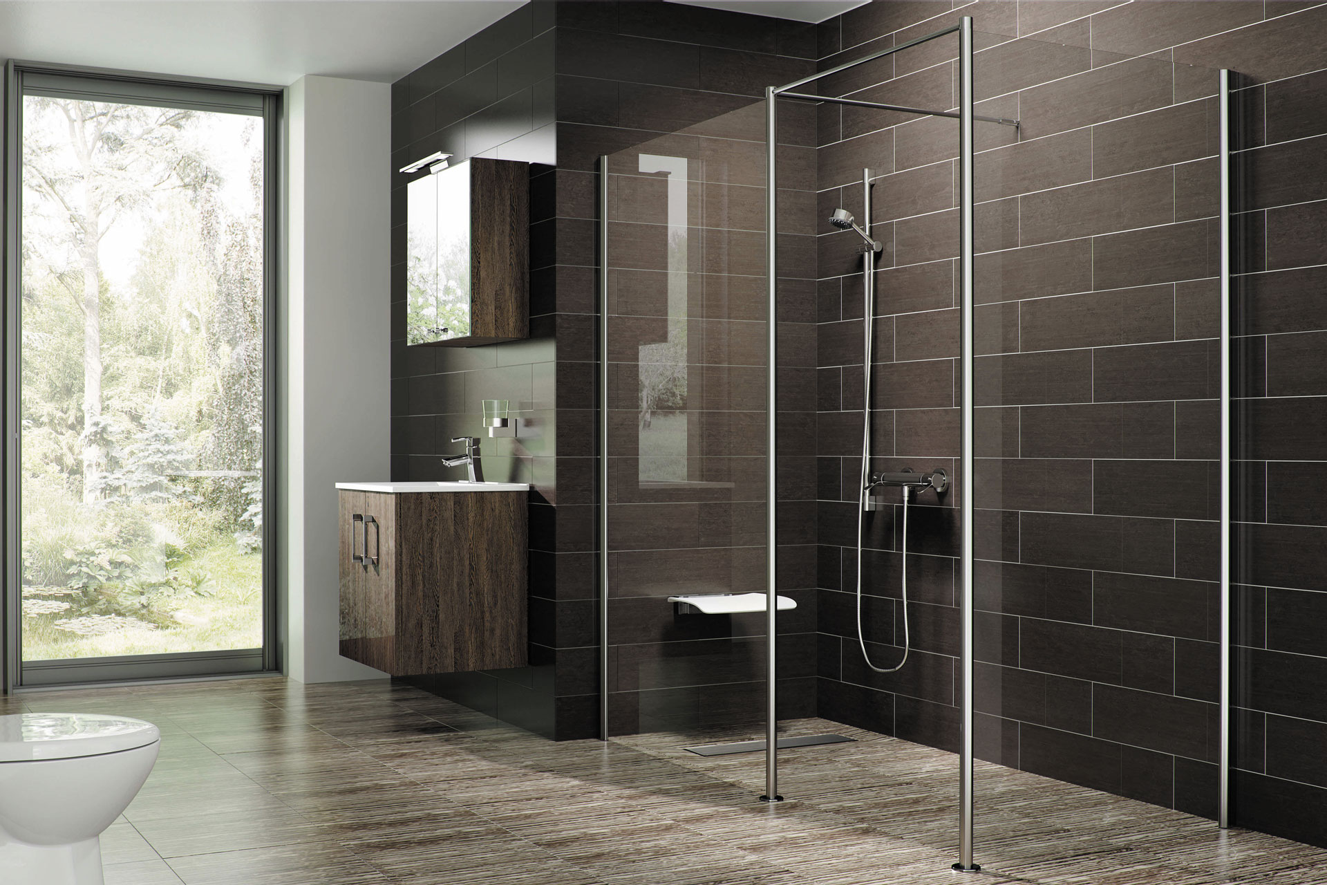 FlameCare Bathroom Adaptions Walk-in-Shower